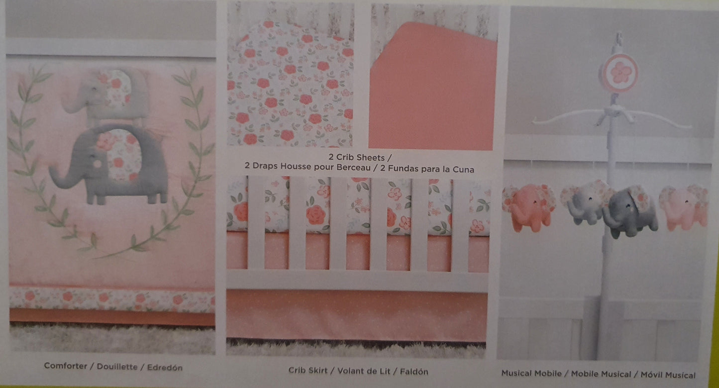 Cuddle Time 5 piece crib set