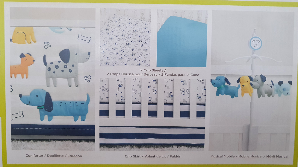 Cuddle Time 5 piece crib set